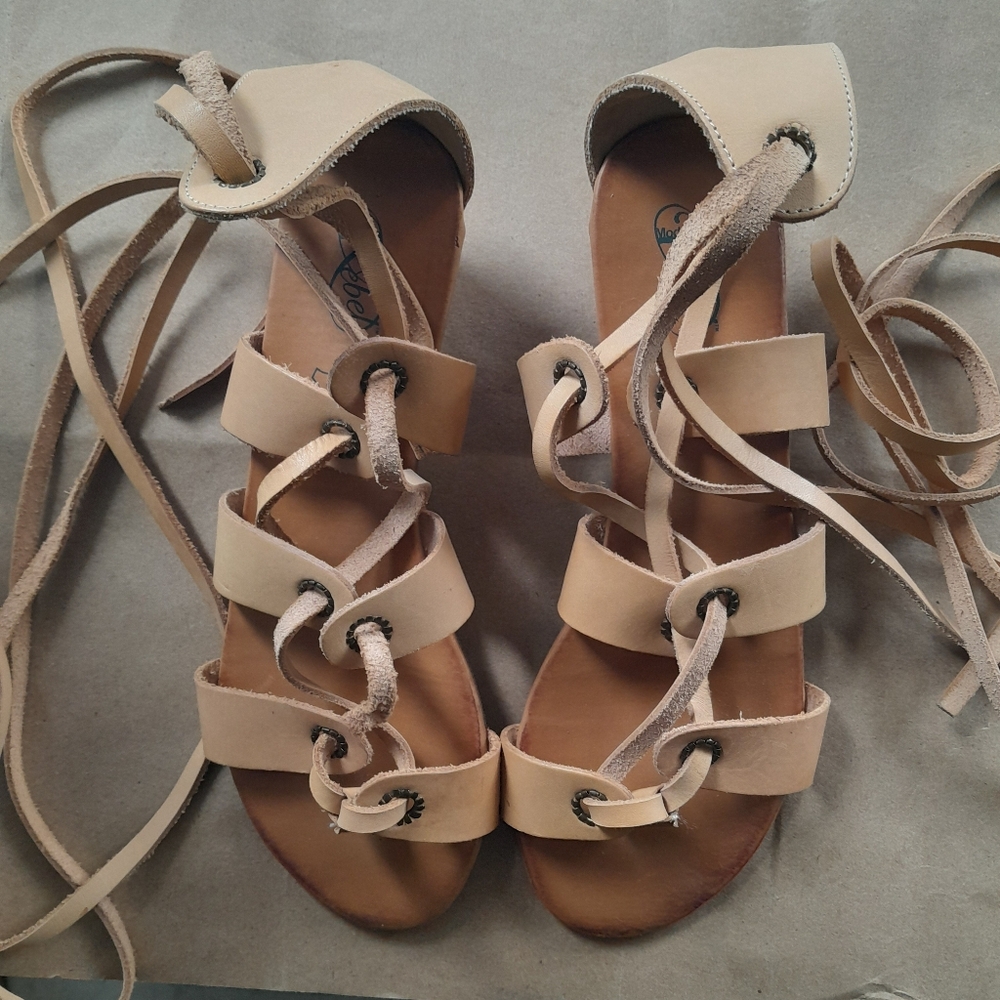 Modern Rebel Leather Strappy Sandal